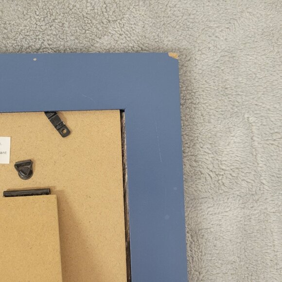 Life Time Brands Picture Photo Frame Butterflies Blue Free Standing 5 X 7 S98E - Picture 5 of 9